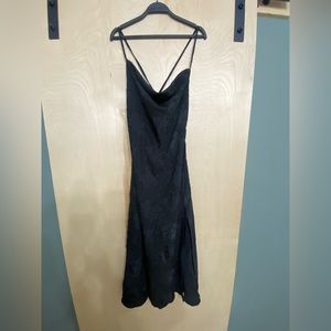 Hello Molly Black Midi Dress, size M